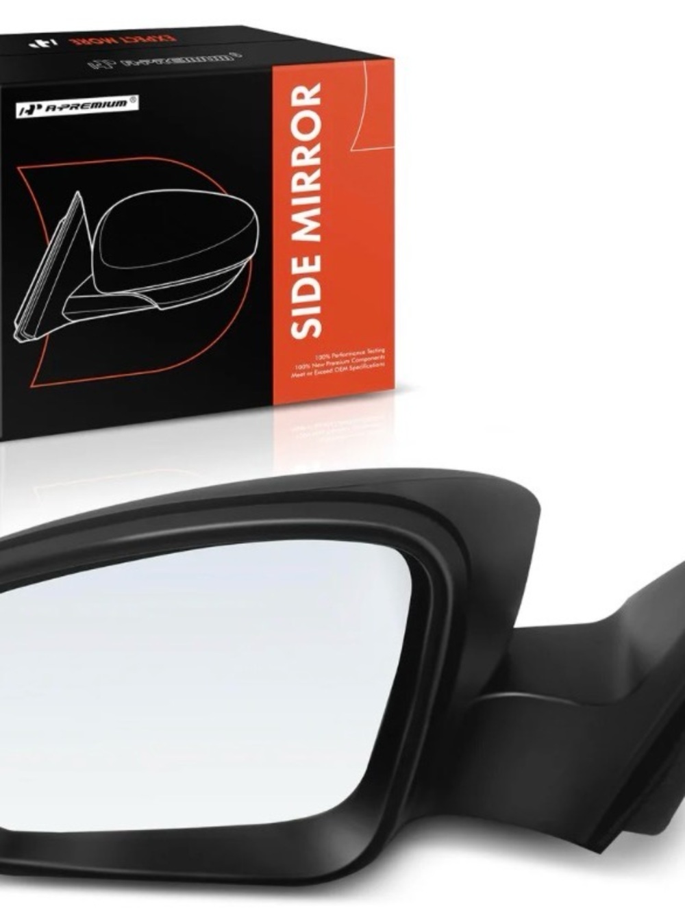 A-Premium Driver Side Manual Door Mirror for for Jetta 2011 2012 2013 2014 2015